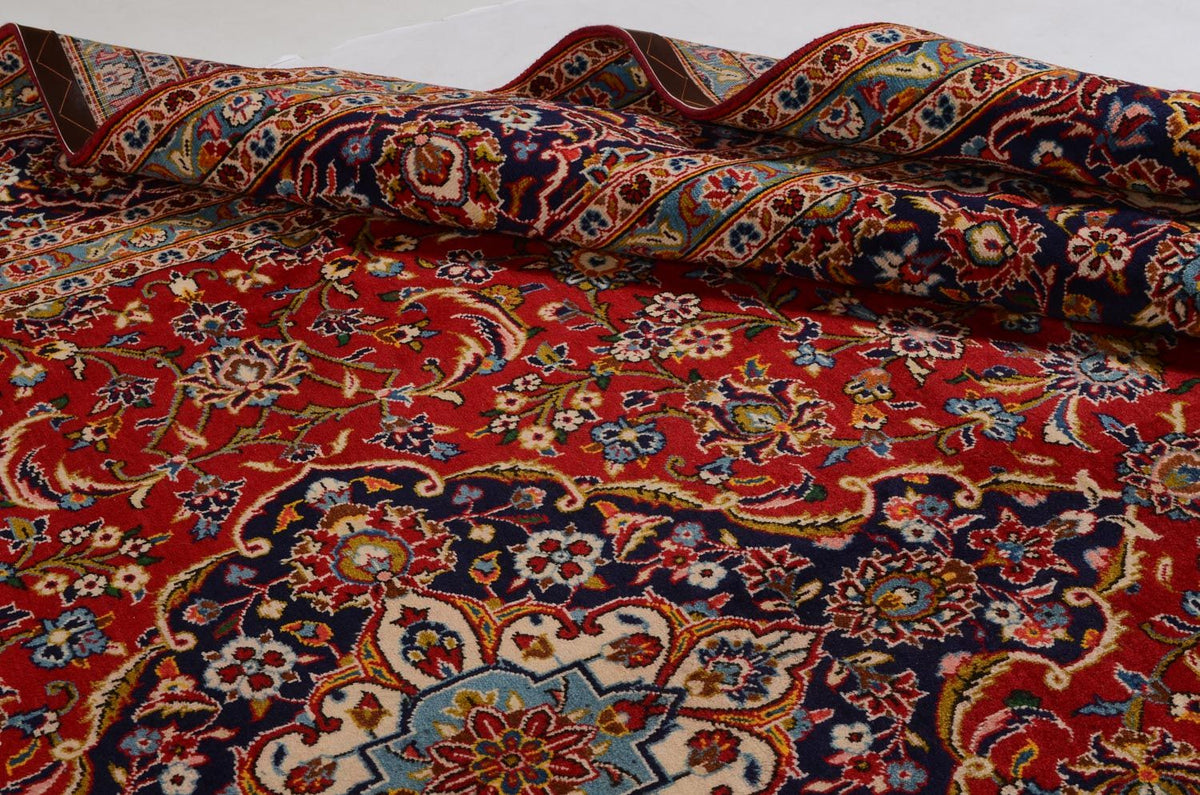 Tappeto Persero - Keshan - 380 x 254 cm - rosso