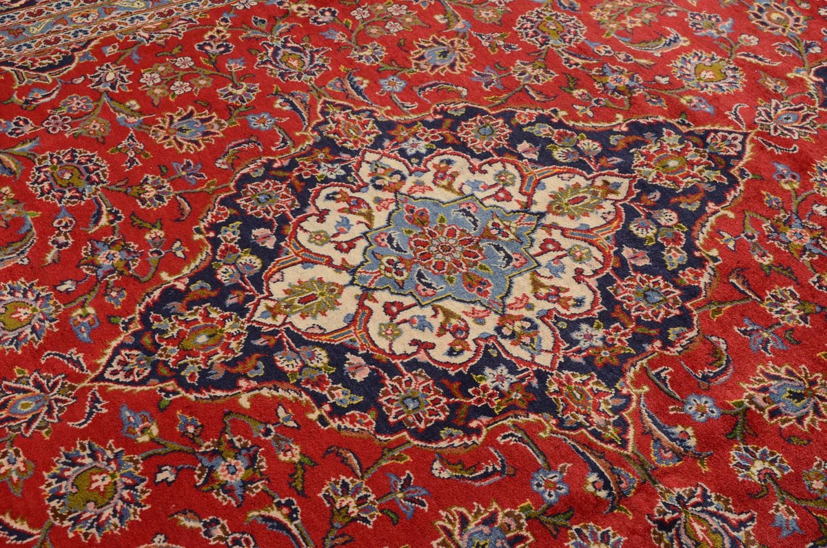 Tappeto Persero - Keshan - 349 x 239 cm - rosso