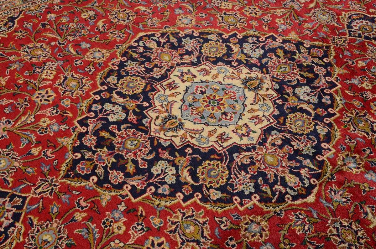 Tappeto Persero - Keshan - 345 x 254 cm - rosso