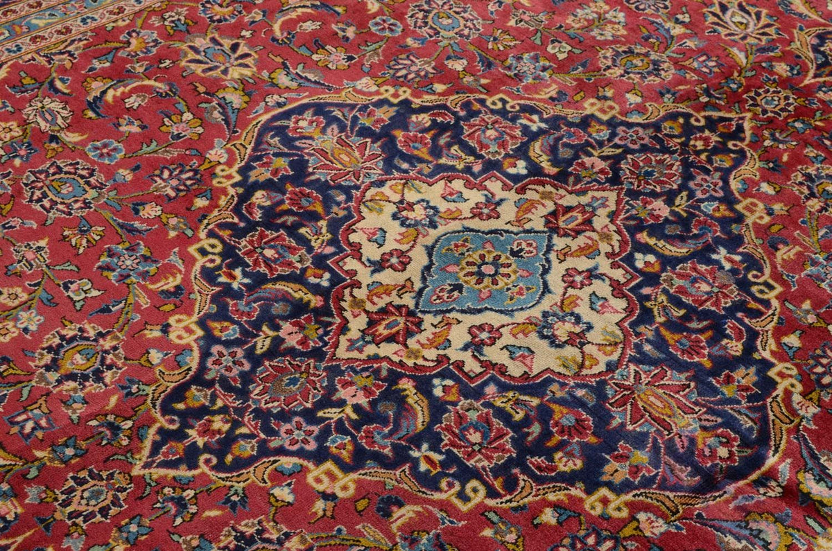 Tappeto Persero - Keshan - 344 x 243 cm - rosso