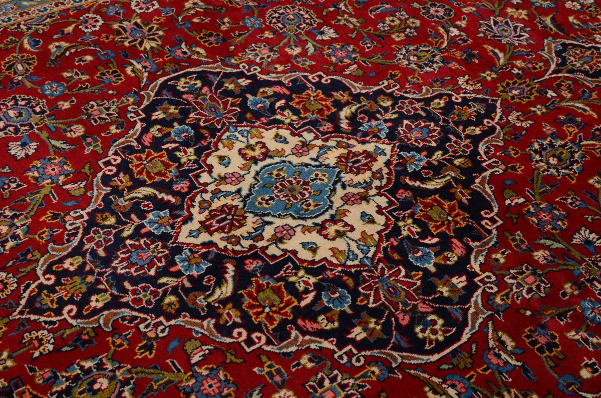 Tappeto Persero - Keshan - 365 x 253 cm - rosso