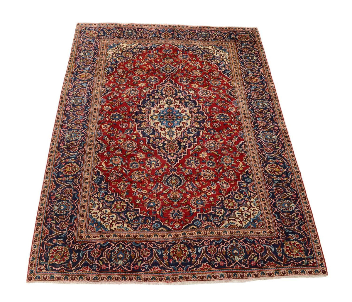 Tappeto Persero - Keshan - 328 x 237 cm - rosso