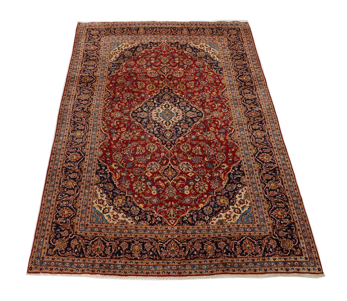 Tappeto Persero - Keshan - 358 x 246 cm - rosso