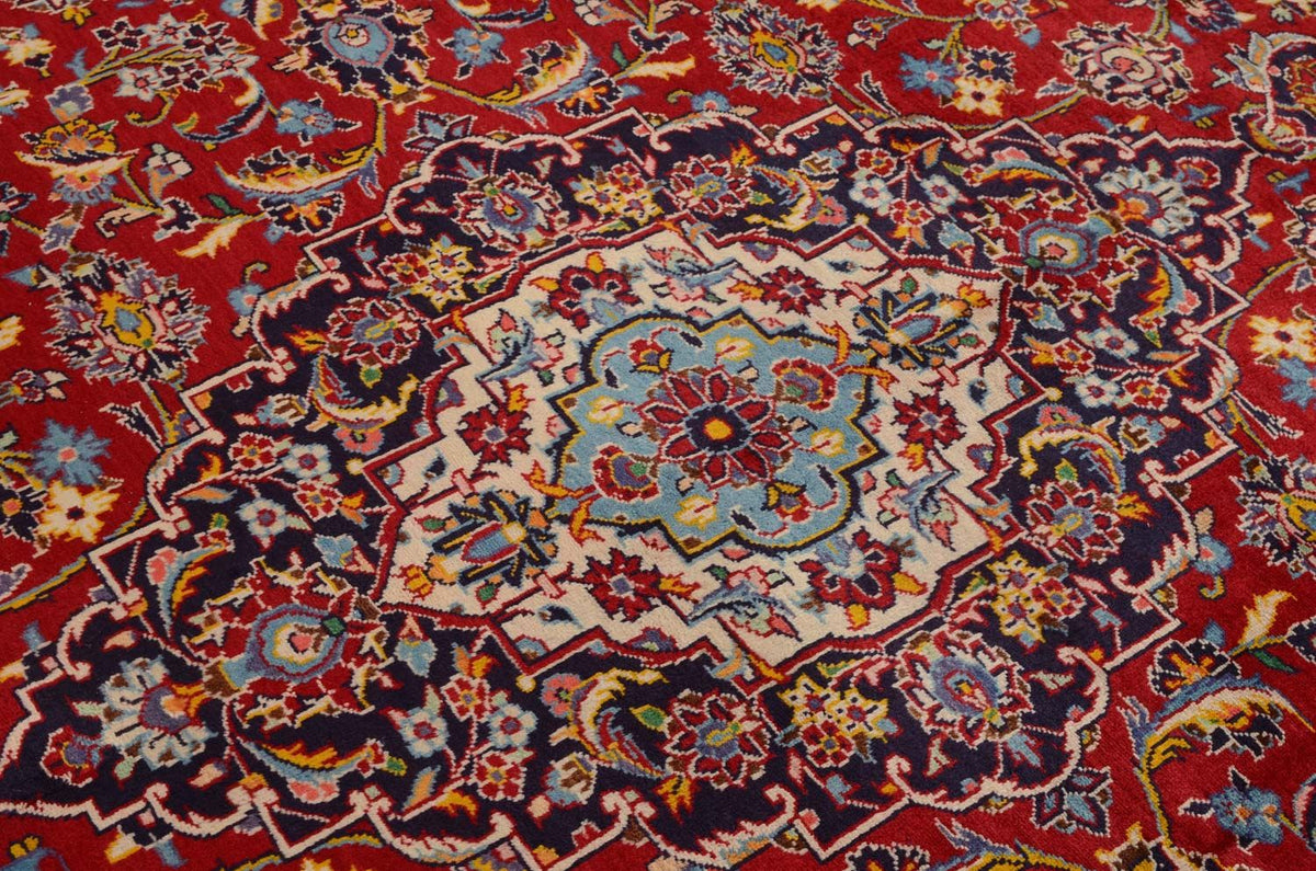 Tappeto Persero - Keshan - 332 x 231 cm - rosso