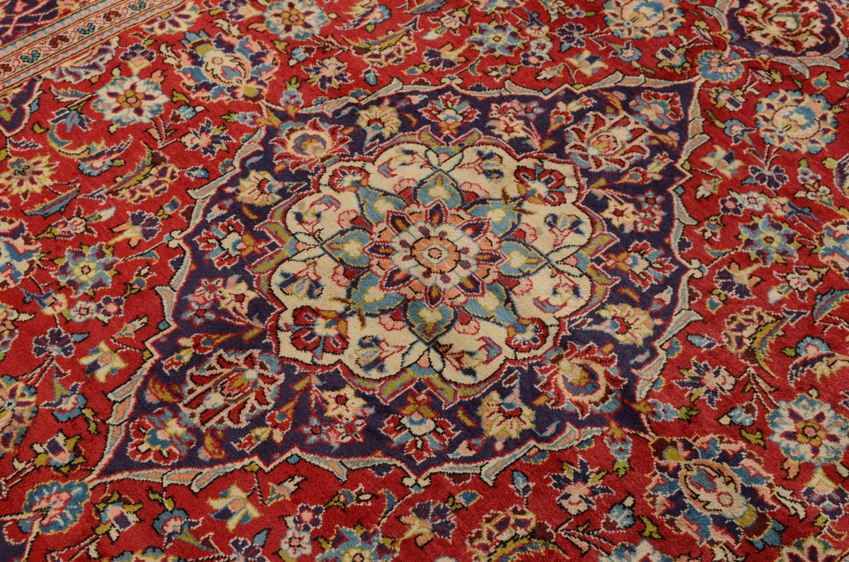 Tappeto Persero - Keshan - 315 x 197 cm - rosso