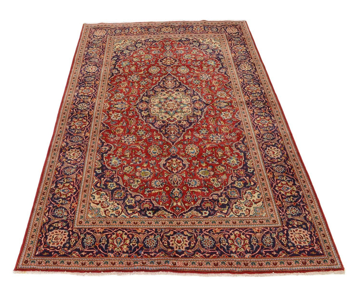 Tappeto Persero - Keshan - 315 x 197 cm - rosso
