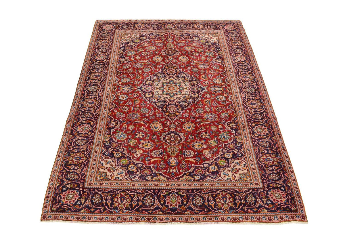 Tappeto Persero - Keshan - 290 x 195 cm - rosso