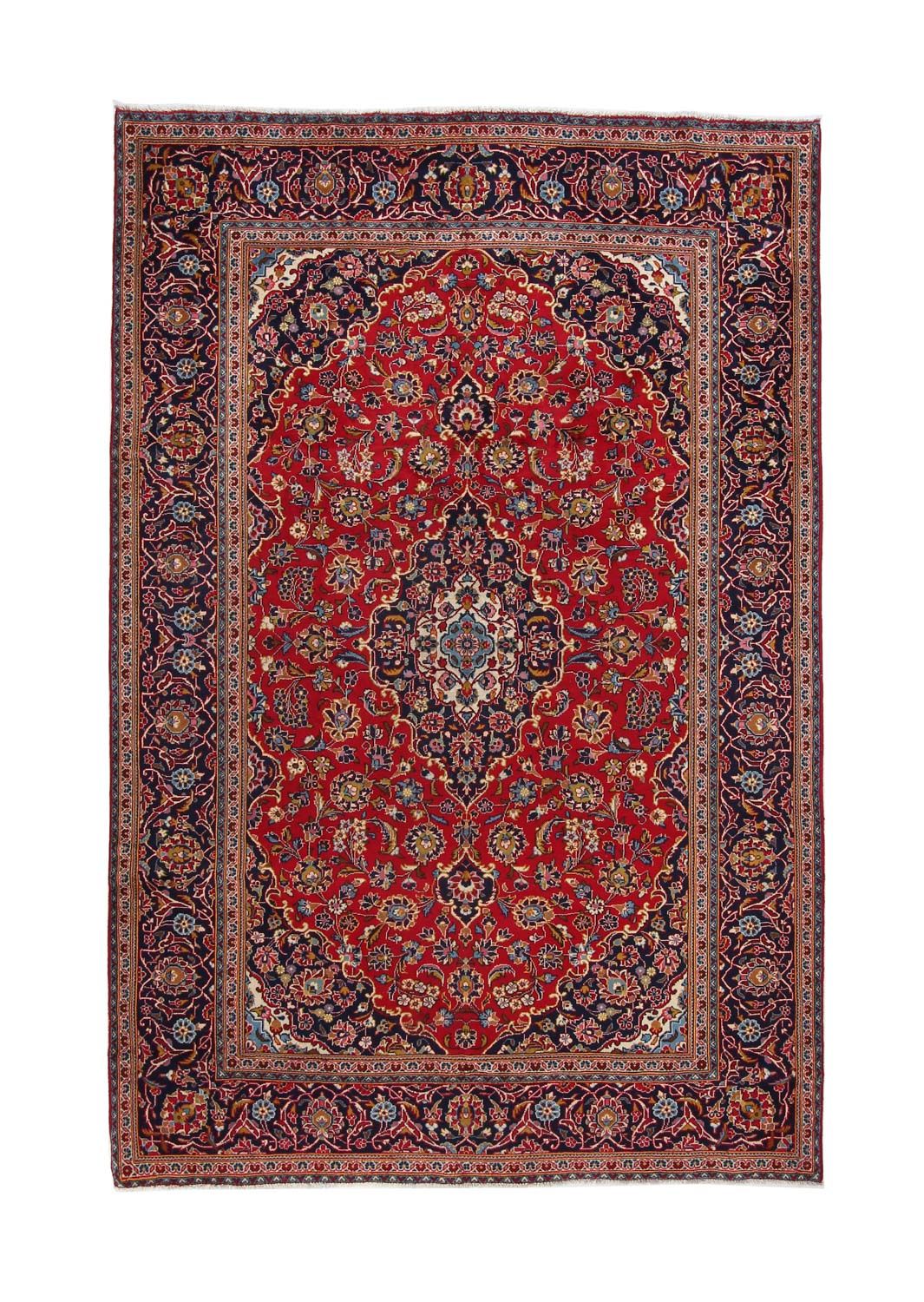 Tappeto Persero - Keshan - 300 x 200 cm - rosso