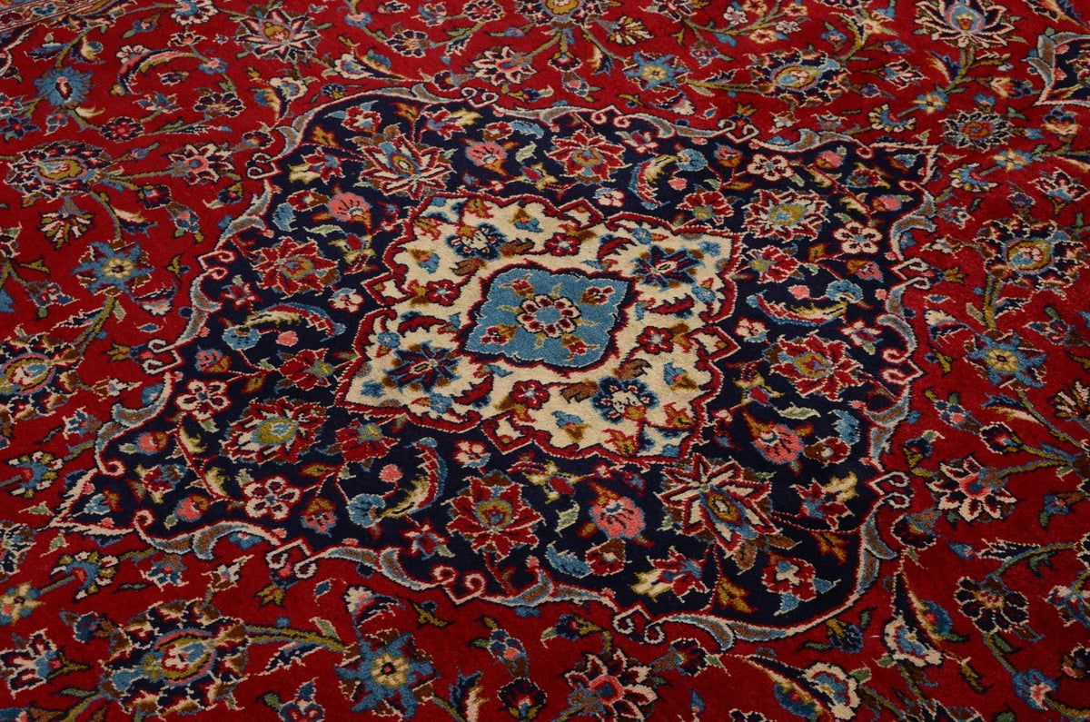 Tappeto Persero - Keshan - 352 x 246 cm - rosso