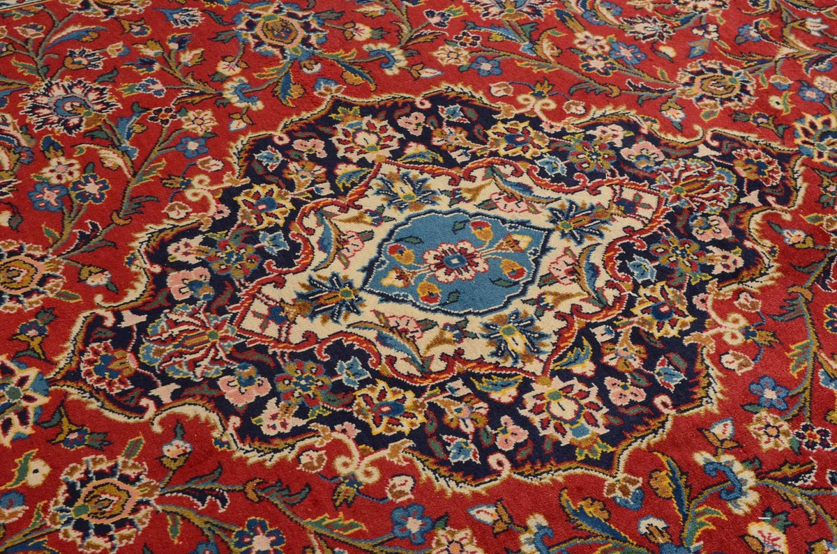 Tappeto Persero - Keshan - 359 x 252 cm - rosso