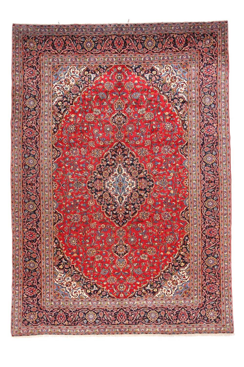 Tappeto Persero - Keshan - 414 x 292 cm - rosso