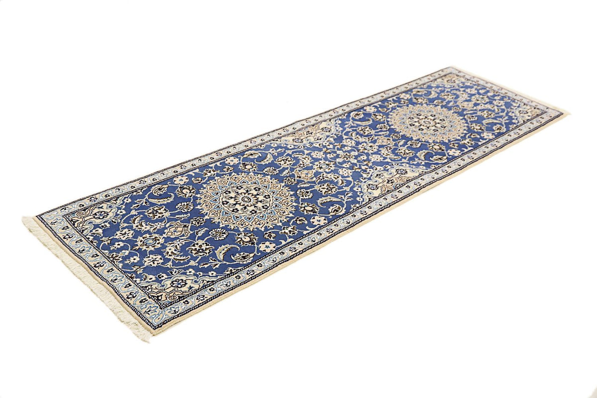 Tappeto corsia Tappeto Persero - Nain - Reale - 200 x 60 cm - blu