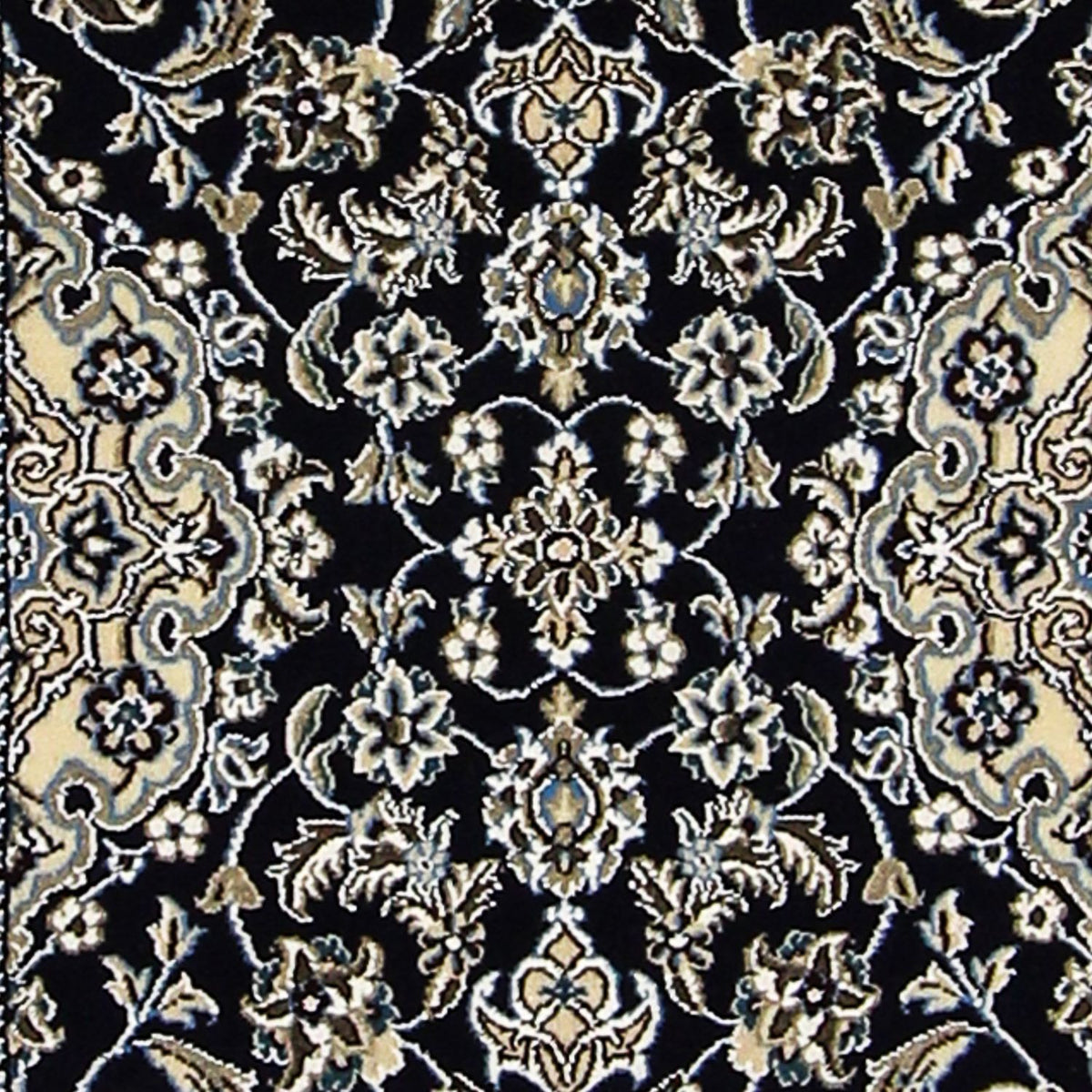 Tappeto corsia Tappeto Persero - Nain - Reale - 196 x 61 cm - blu scuro