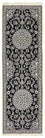 Tappeto corsia Tappeto Persero - Nain - Reale - 200 x 62 cm - blu scuro