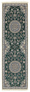 Tappeto corsia Tappeto Persero - Nain - Reale - 200 x 60 cm - verde scuro