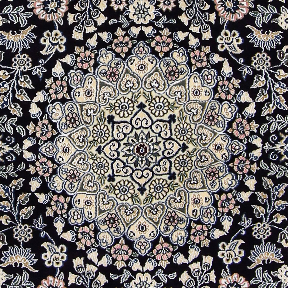 Tappeto Persero - Nain - Reale - 204 x 128 cm - blu scuro
