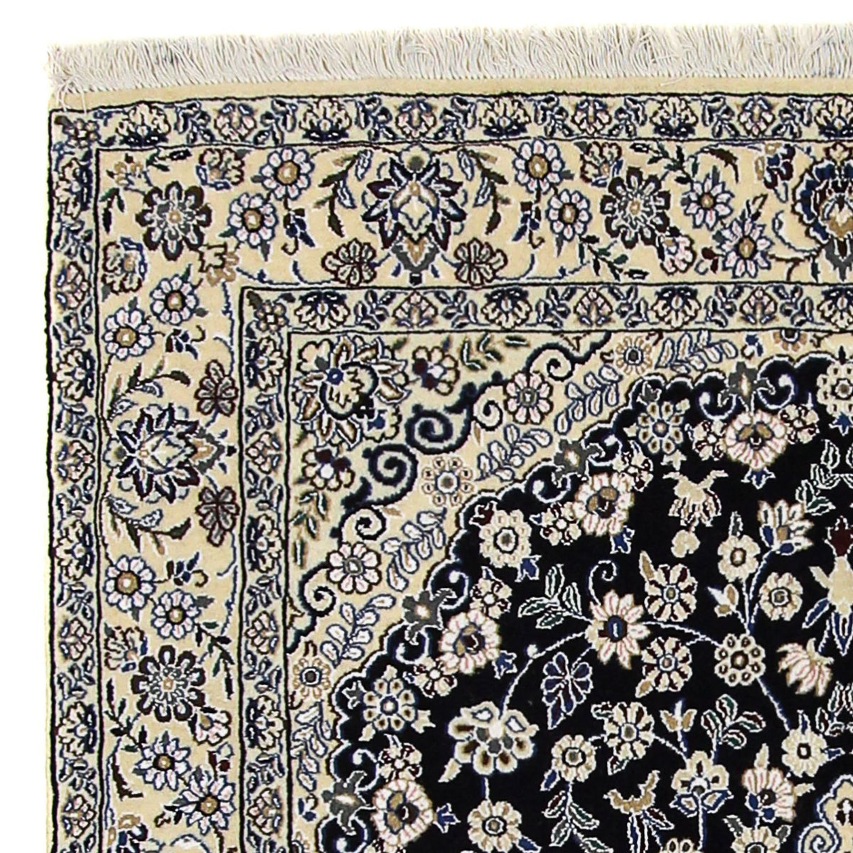 Tappeto Persero - Nain - Reale - 202 x 130 cm - blu scuro