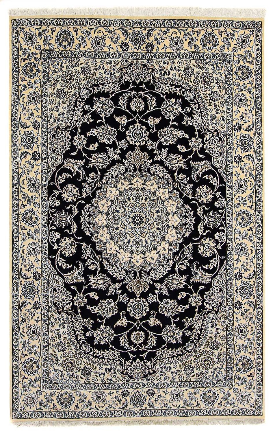 Tappeto Persero - Nain - Reale - 246 x 154 cm - blu scuro