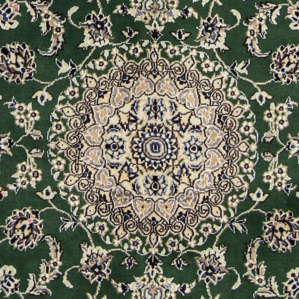Tappeto Persero - Nain - Reale - 180 x 115 cm - verde scuro