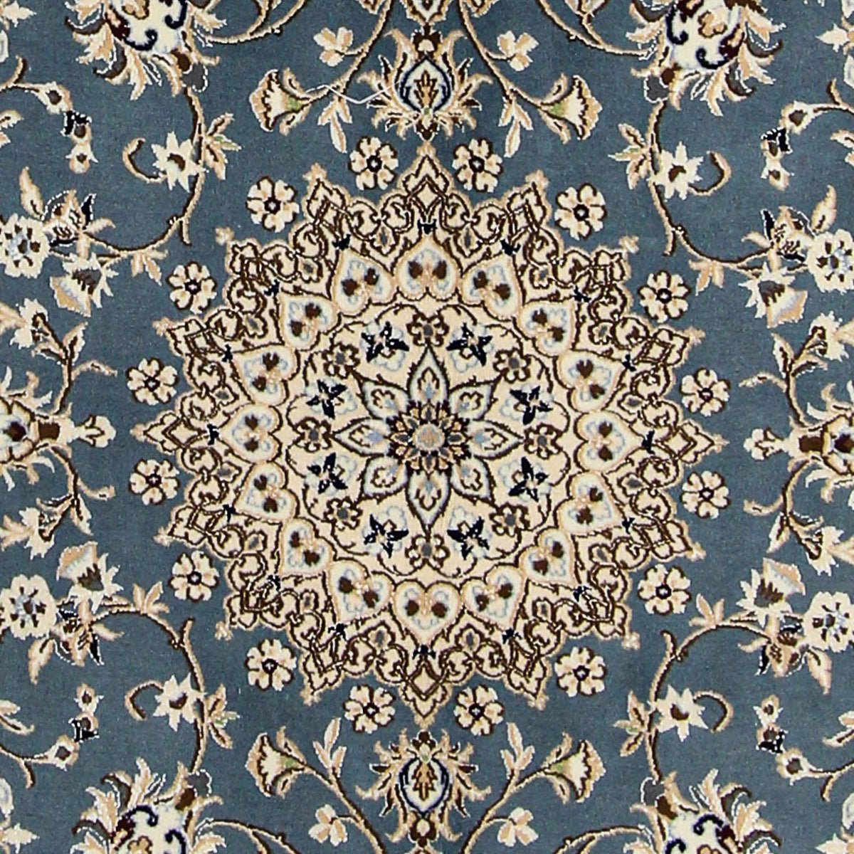 Tappeto Persero - Nain - Reale - 204 x 128 cm - blu scuro