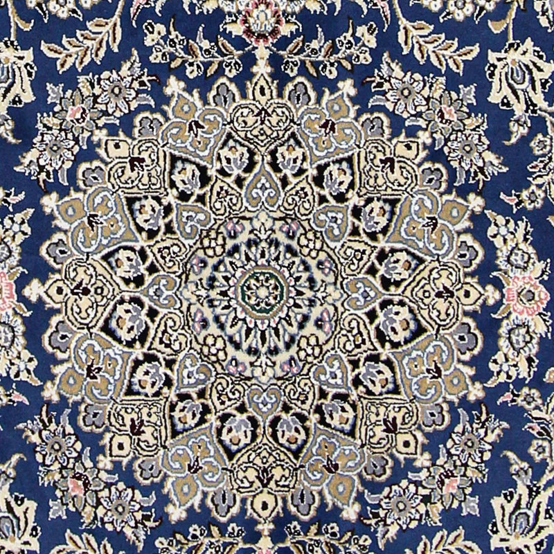 Tappeto Persero - Nain - Reale - 205 x 150 cm - blu scuro