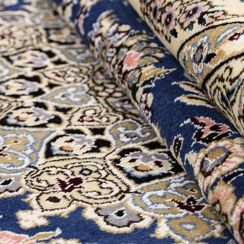 Tappeto Persero - Nain - Reale - 205 x 150 cm - blu scuro