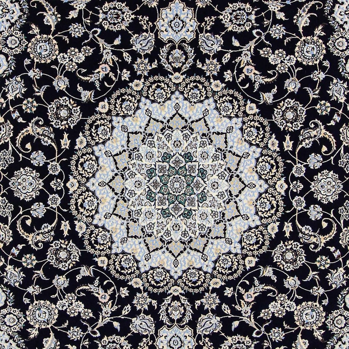 Tappeto Persero - Nain - Premio - 358 x 254 cm - blu scuro