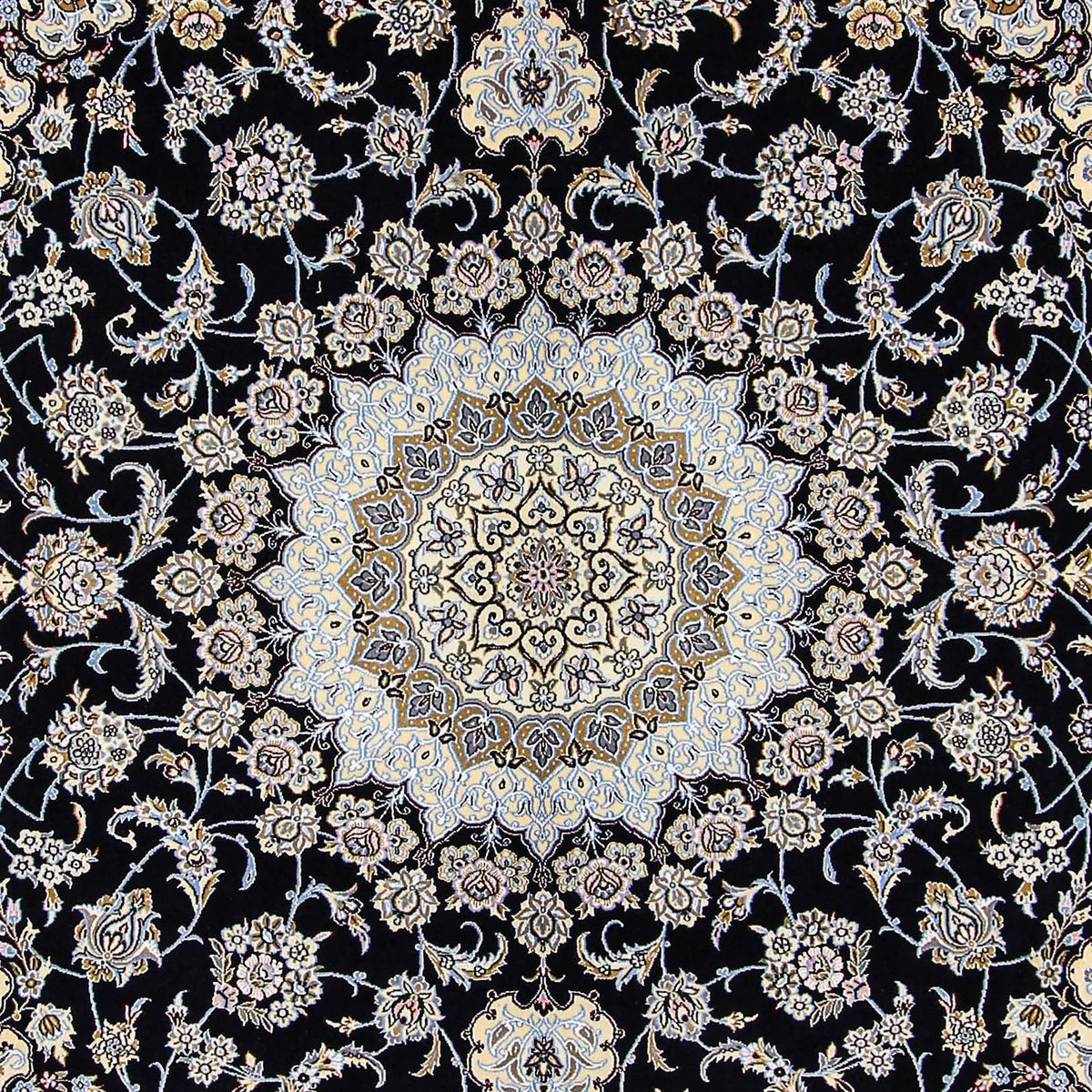 Tappeto Persero - Nain - Reale - 356 x 248 cm - blu scuro