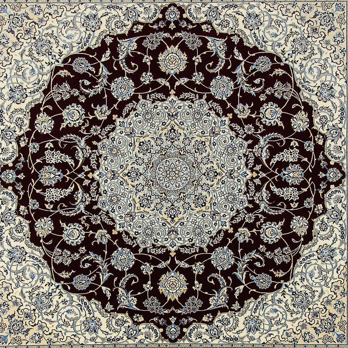 Tappeto Persero - Nain - Premio quadrato - 260 x 252 cm - blu scuro
