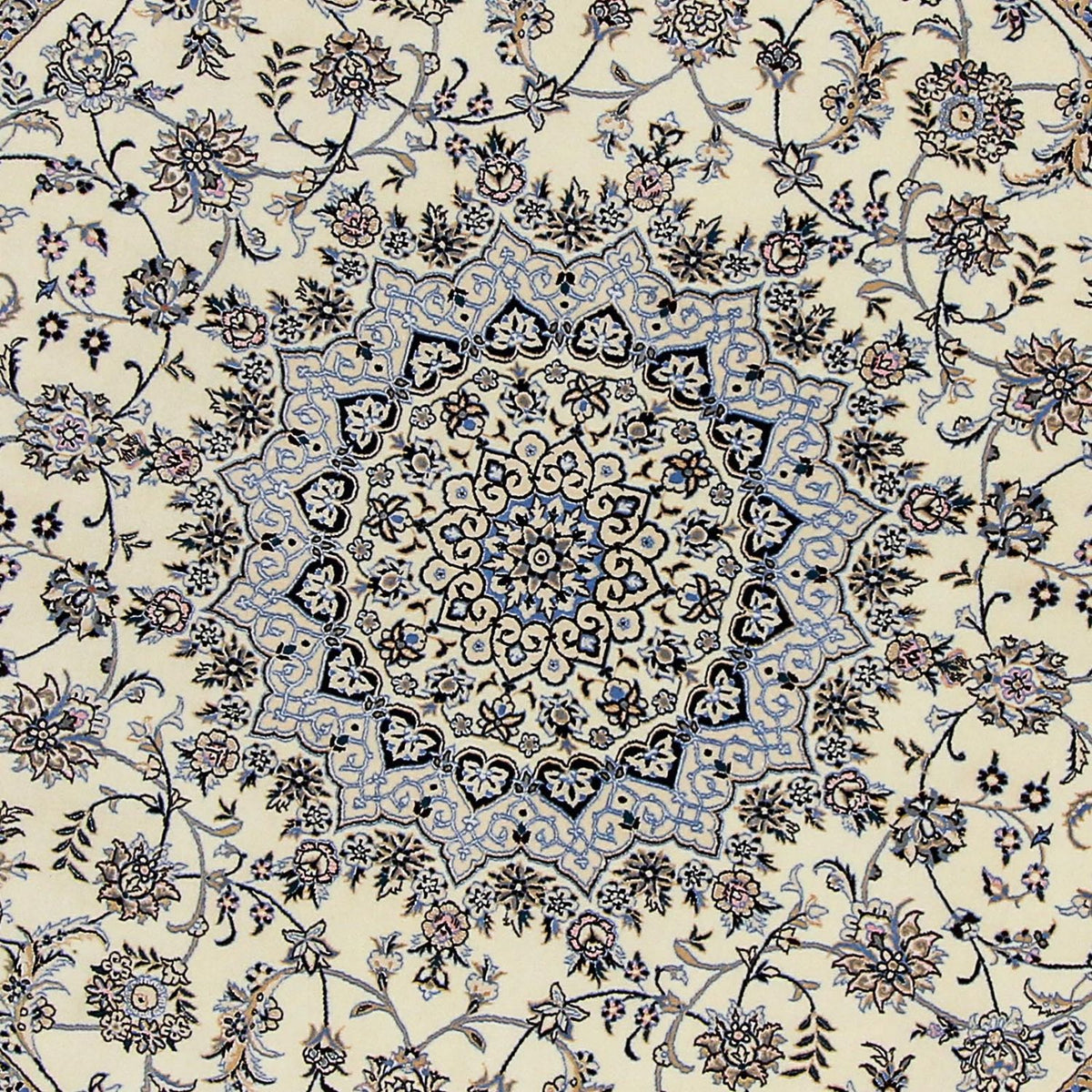 Tappeto Persero - Nain - Premio rotondo - 200 x 200 cm - beige