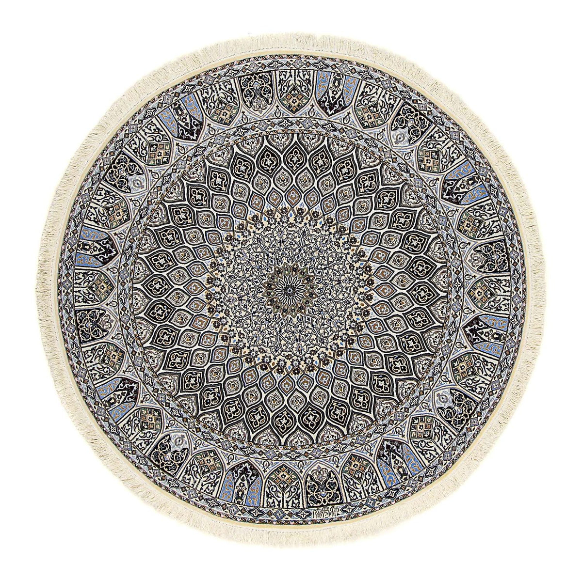 Tappeto Persero - Nain - Premio rotondo - 200 x 200 cm - beige