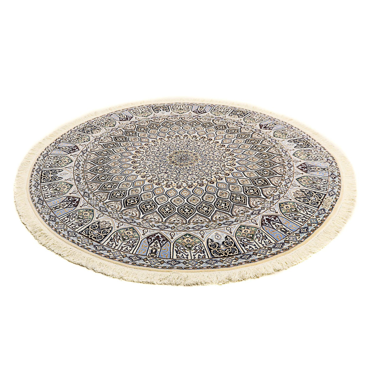 Tappeto Persero - Nain - Premio rotondo - 200 x 200 cm - beige