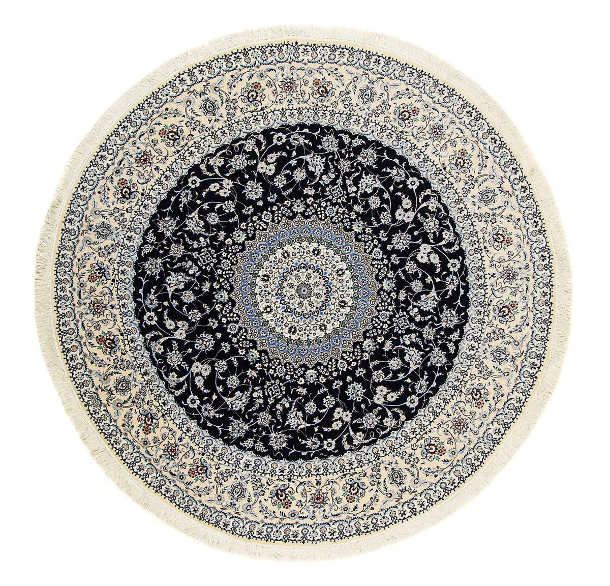 Tappeto Persero - Nain - Premio rotondo - 250 x 250 cm - blu scuro