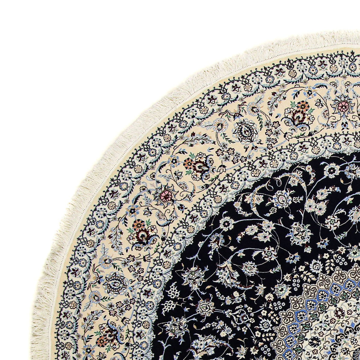 Tappeto Persero - Nain - Premio rotondo - 250 x 250 cm - blu scuro