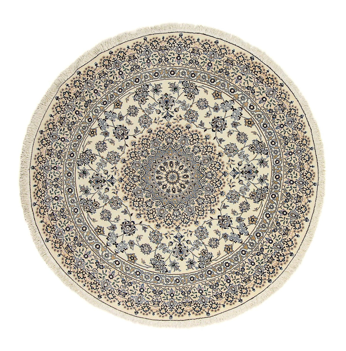 Tappeto Persero - Nain - Reale rotondo - 200 x 200 cm - beige