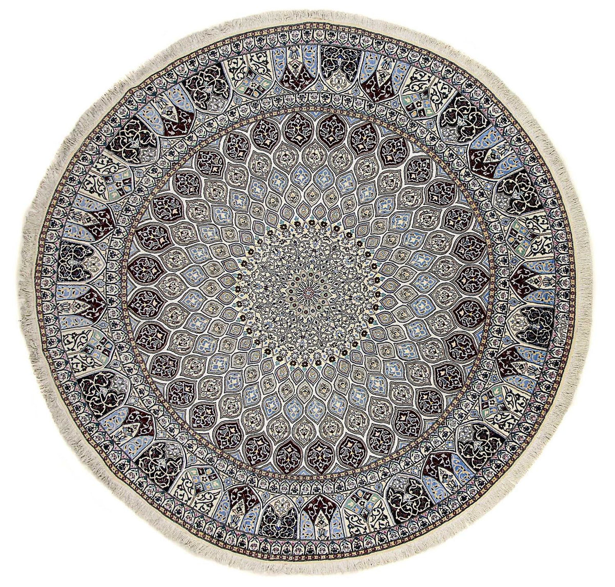 Tappeto Persero - Nain - Premio rotondo - 250 x 250 cm - beige