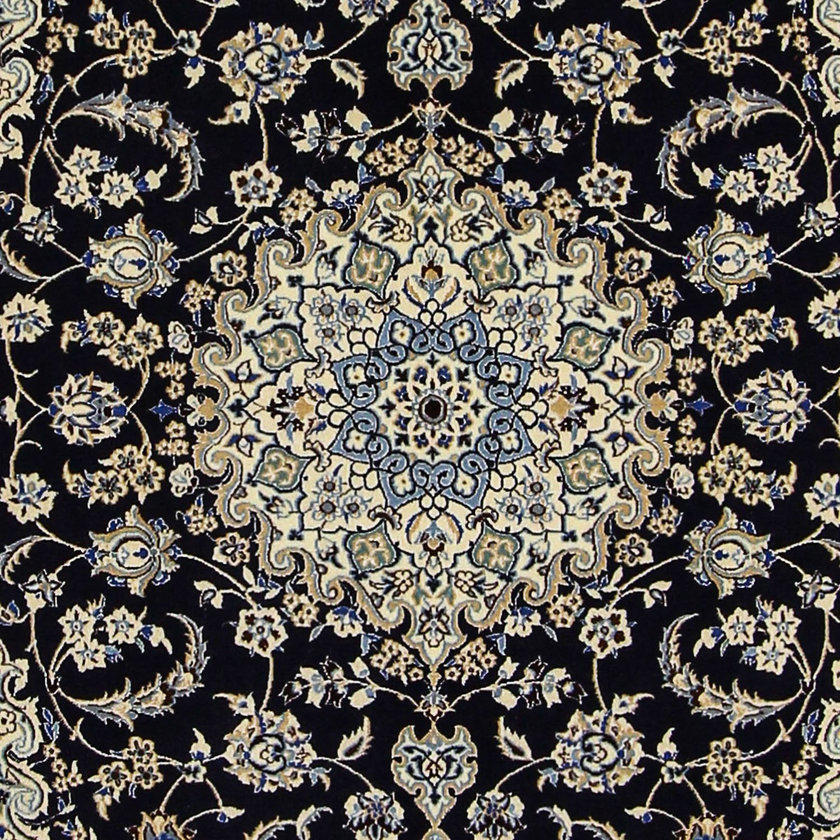 Tappeto Persero - Nain - Premio - 155 x 108 cm - blu scuro