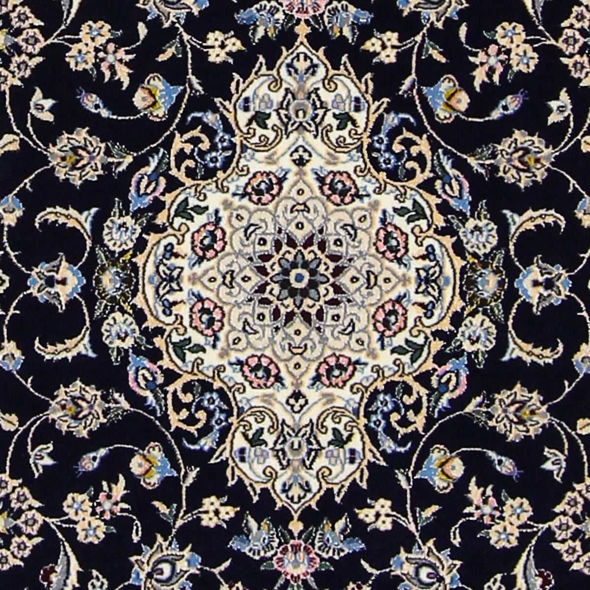 Tappeto Persero - Nain - Premio - 123 x 83 cm - blu scuro