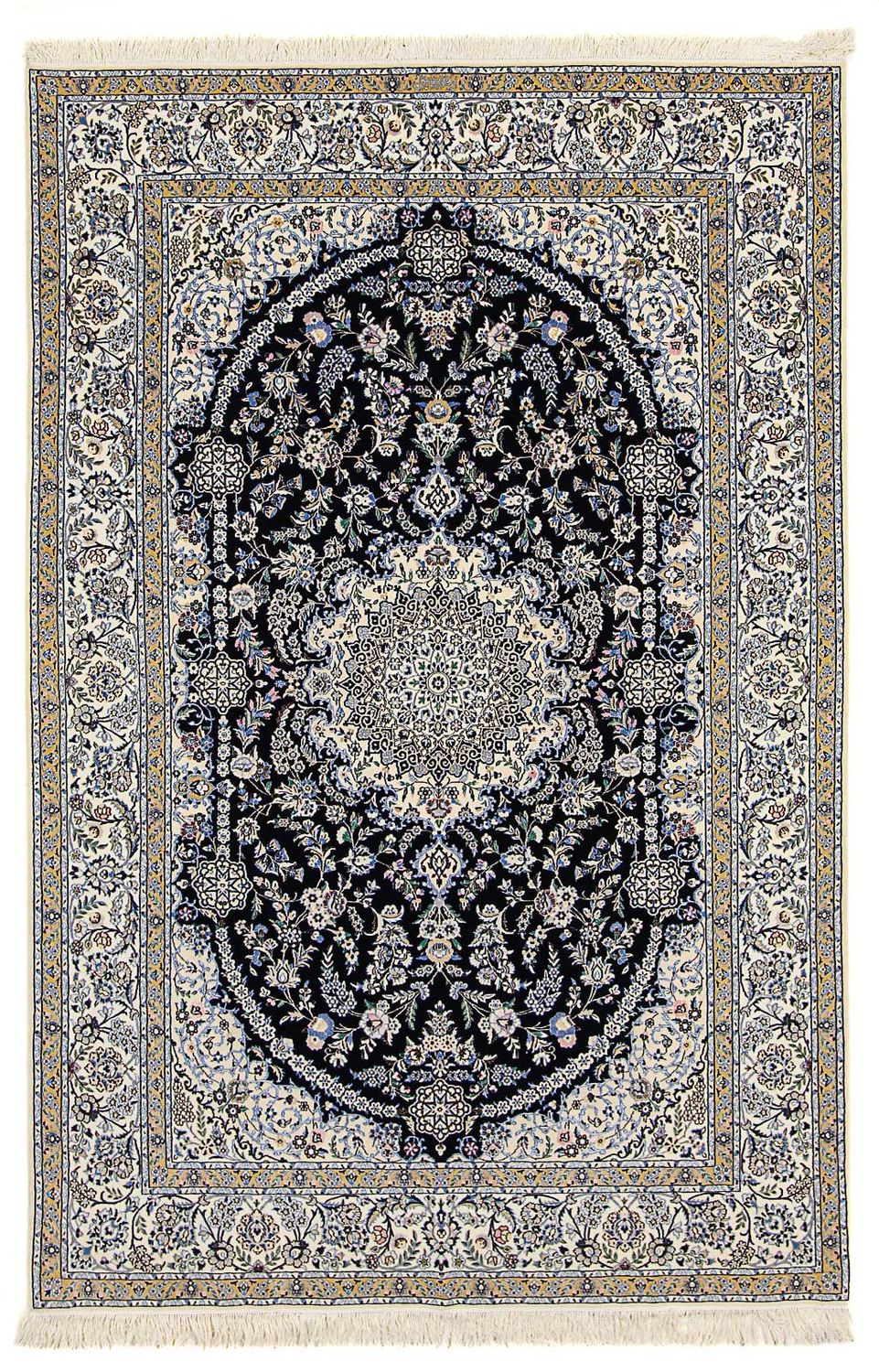 Tappeto Persero - Nain - Premio - 246 x 162 cm - blu scuro