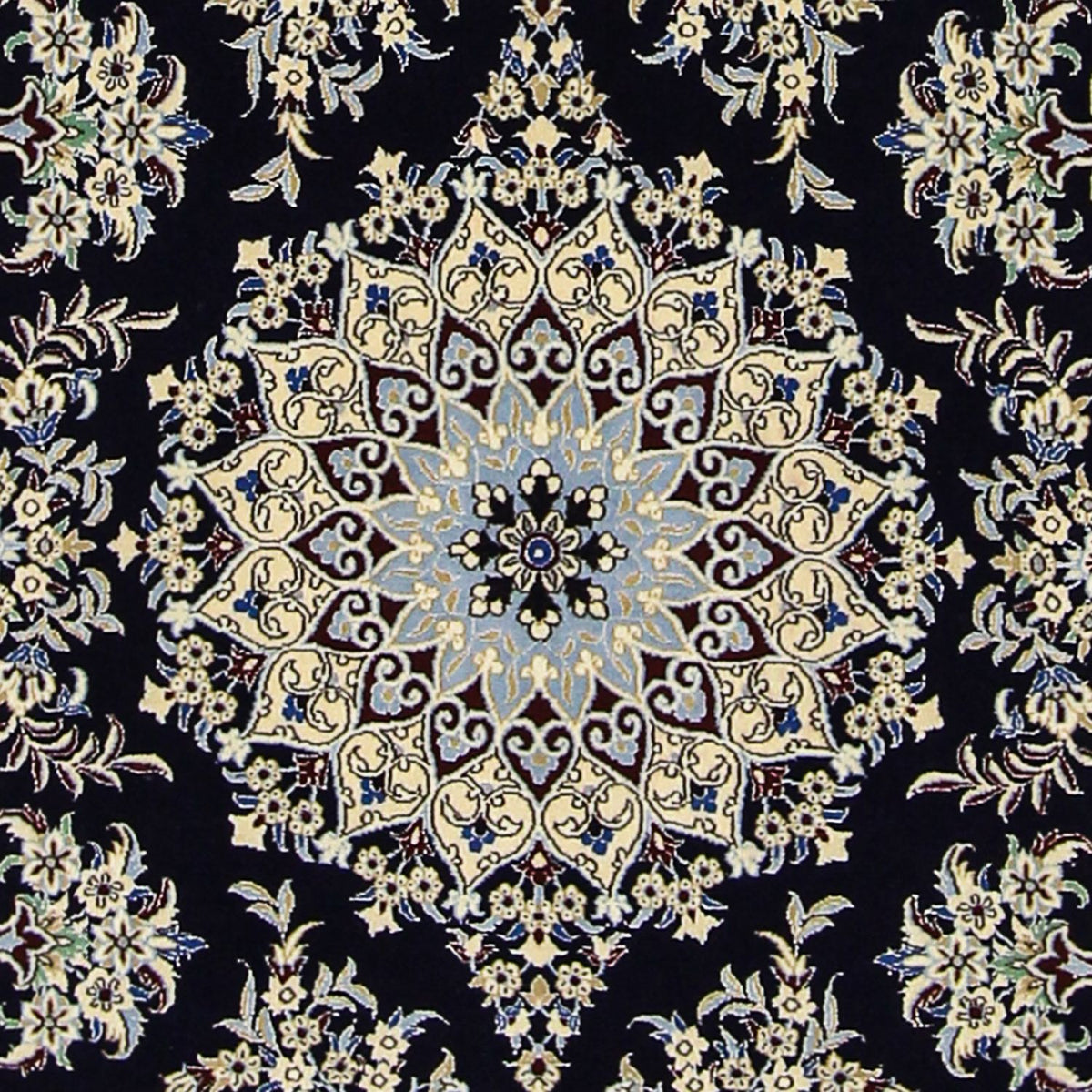 Tappeto Persero - Nain - Premio - 140 x 100 cm - blu scuro