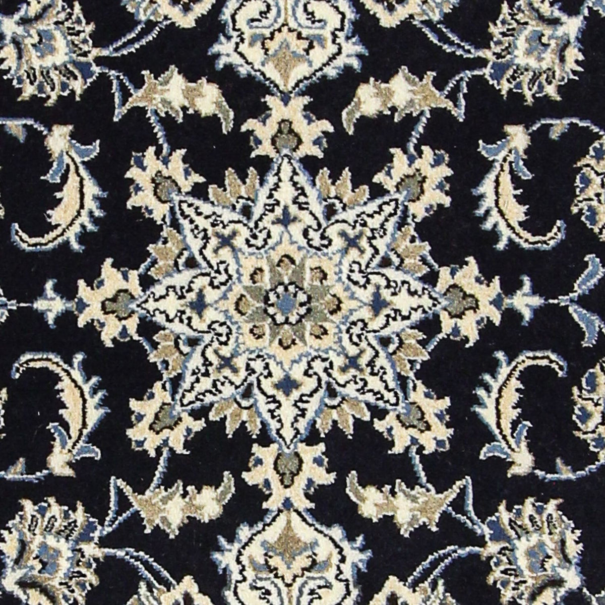 Tappeto corsia Tappeto Persero - Nain - 290 x 78 cm - blu scuro