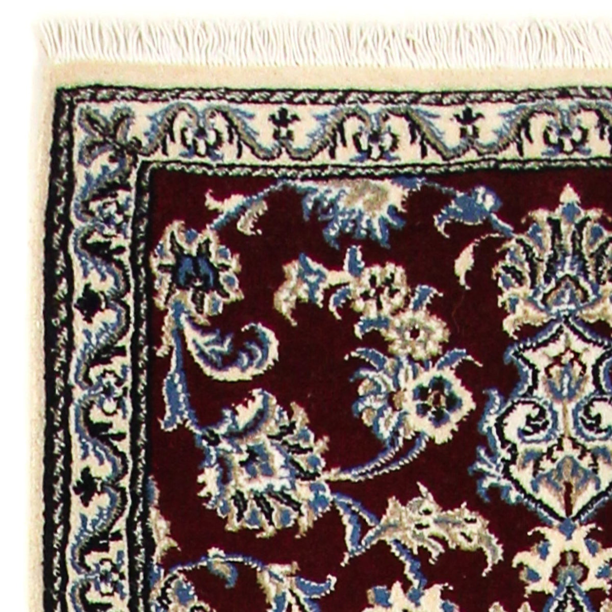 Tappeto corsia Tappeto Persero - Nain - 286 x 78 cm - rosso scuro
