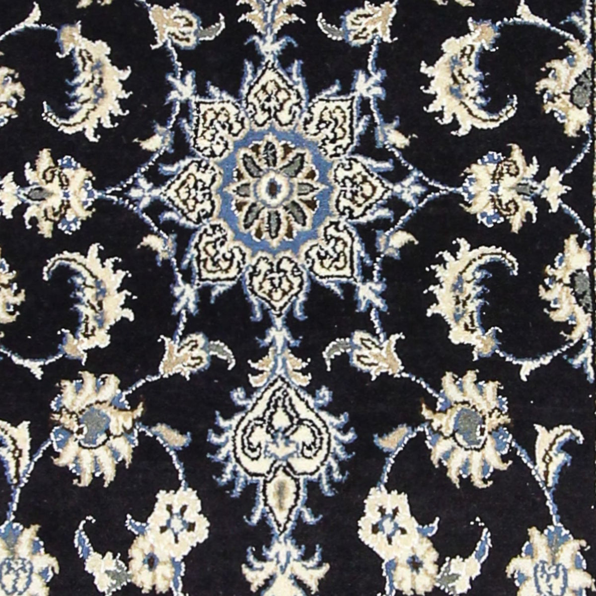 Tappeto corsia Tappeto Persero - Nain - 297 x 76 cm - blu scuro