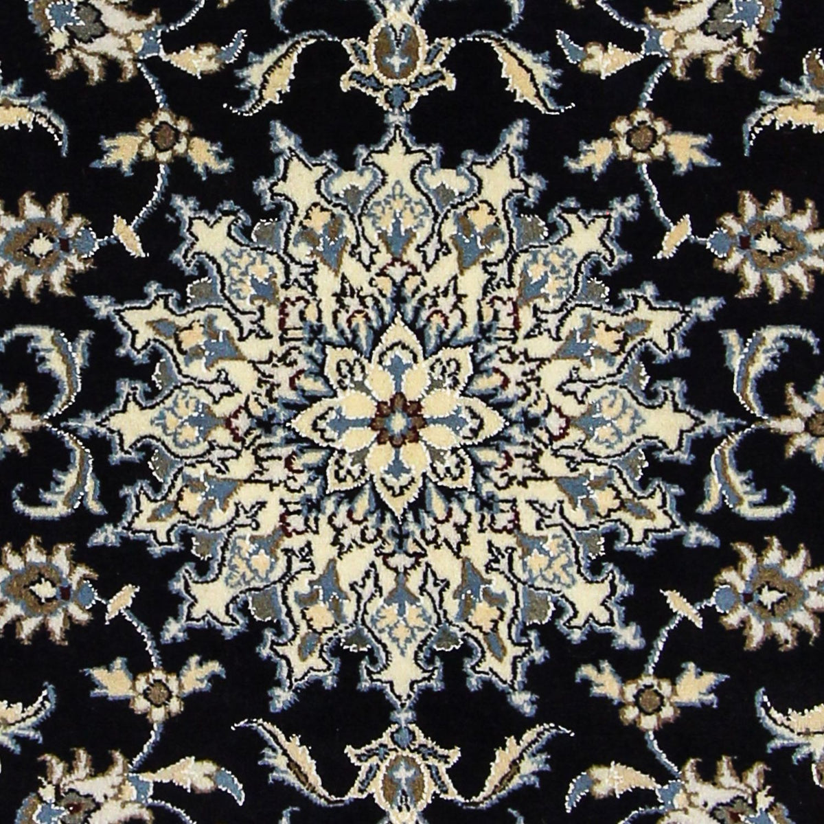 Tappeto Persero - Nain - 198 x 119 cm - blu scuro