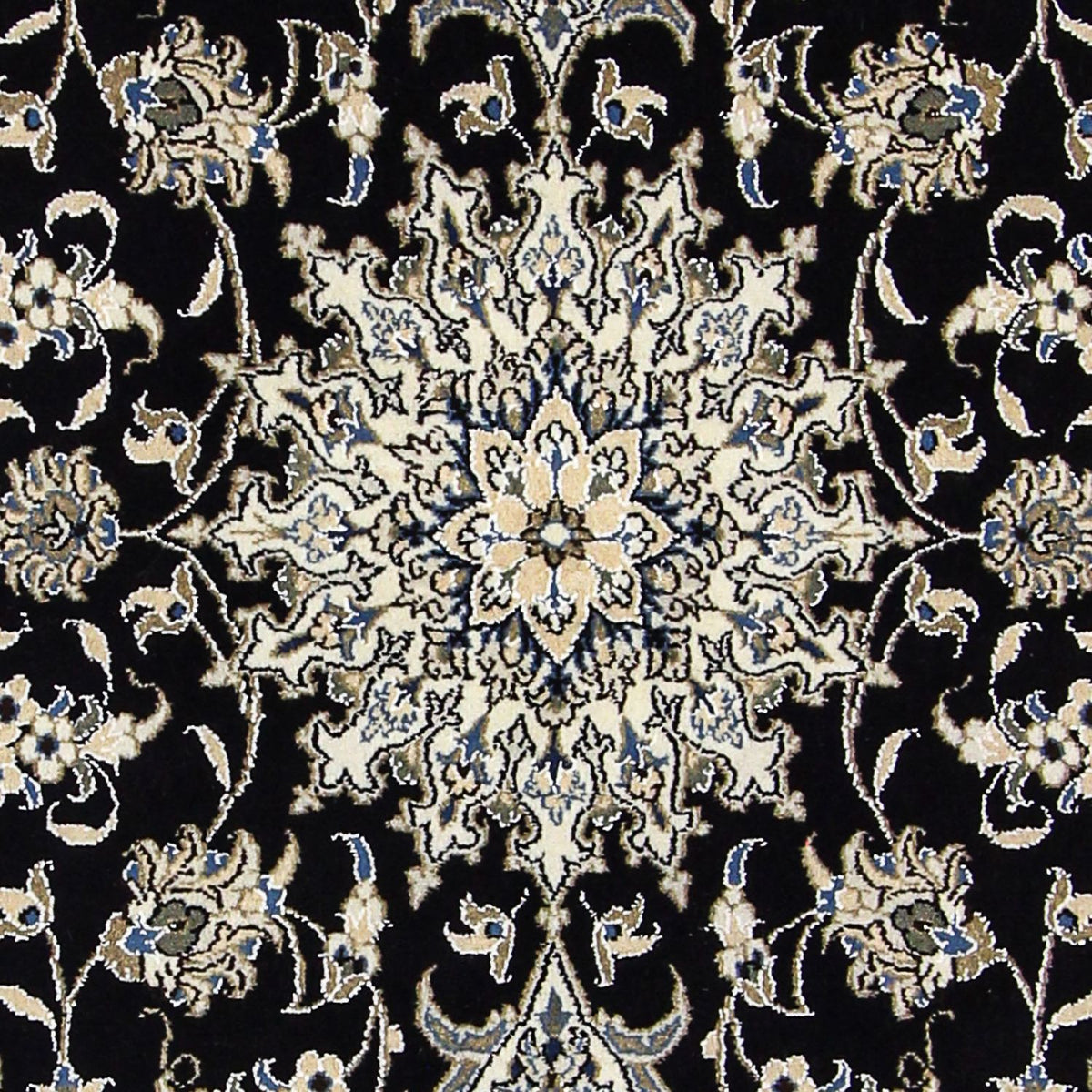 Tappeto Persero - Nain - 207 x 146 cm - blu scuro