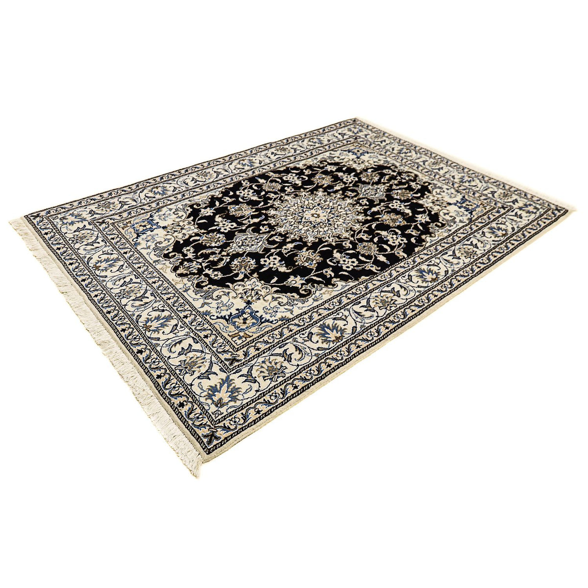 Tappeto Persero - Nain - 207 x 146 cm - blu scuro