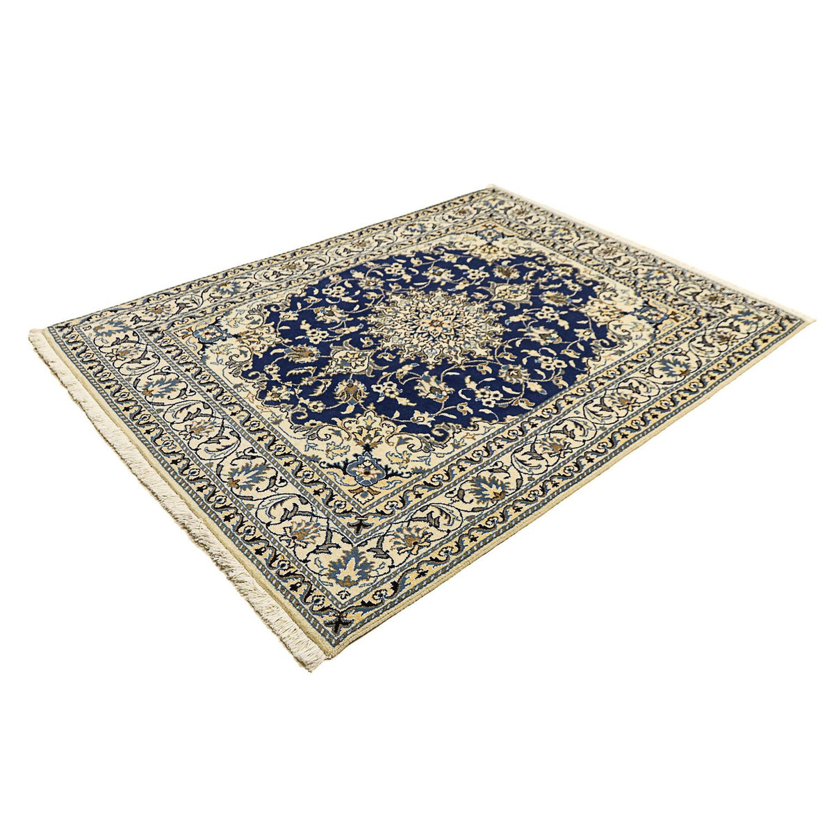 Tappeto Persero - Nain - 196 x 145 cm - blu scuro