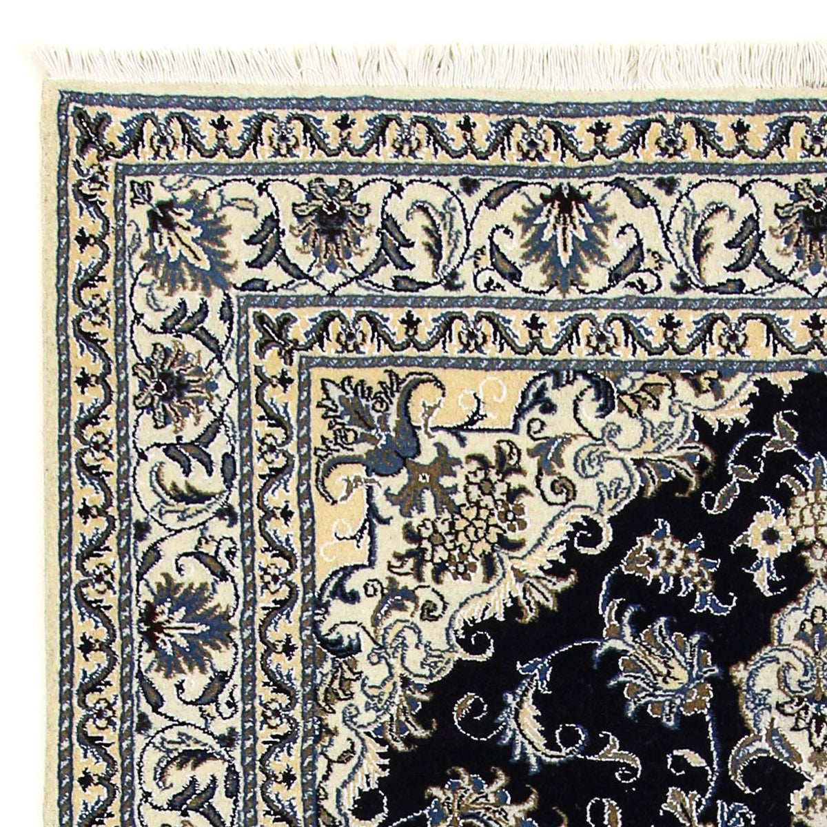 Tappeto Persero - Nain - 206 x 147 cm - blu scuro