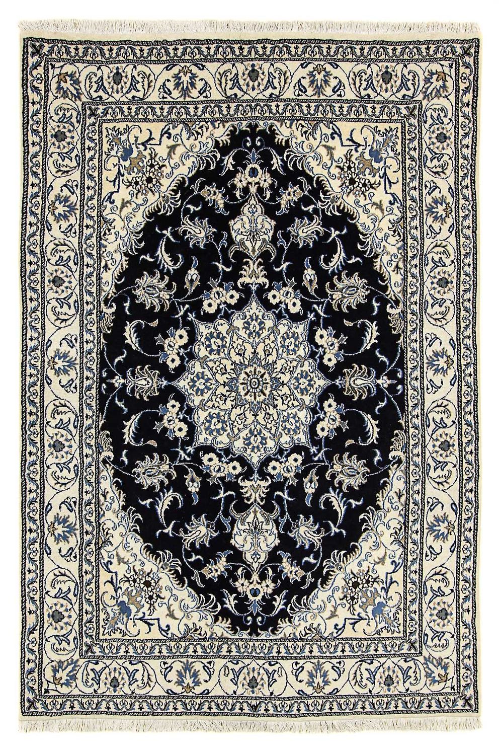 Tappeto Persero - Nain - 235 x 165 cm - blu scuro