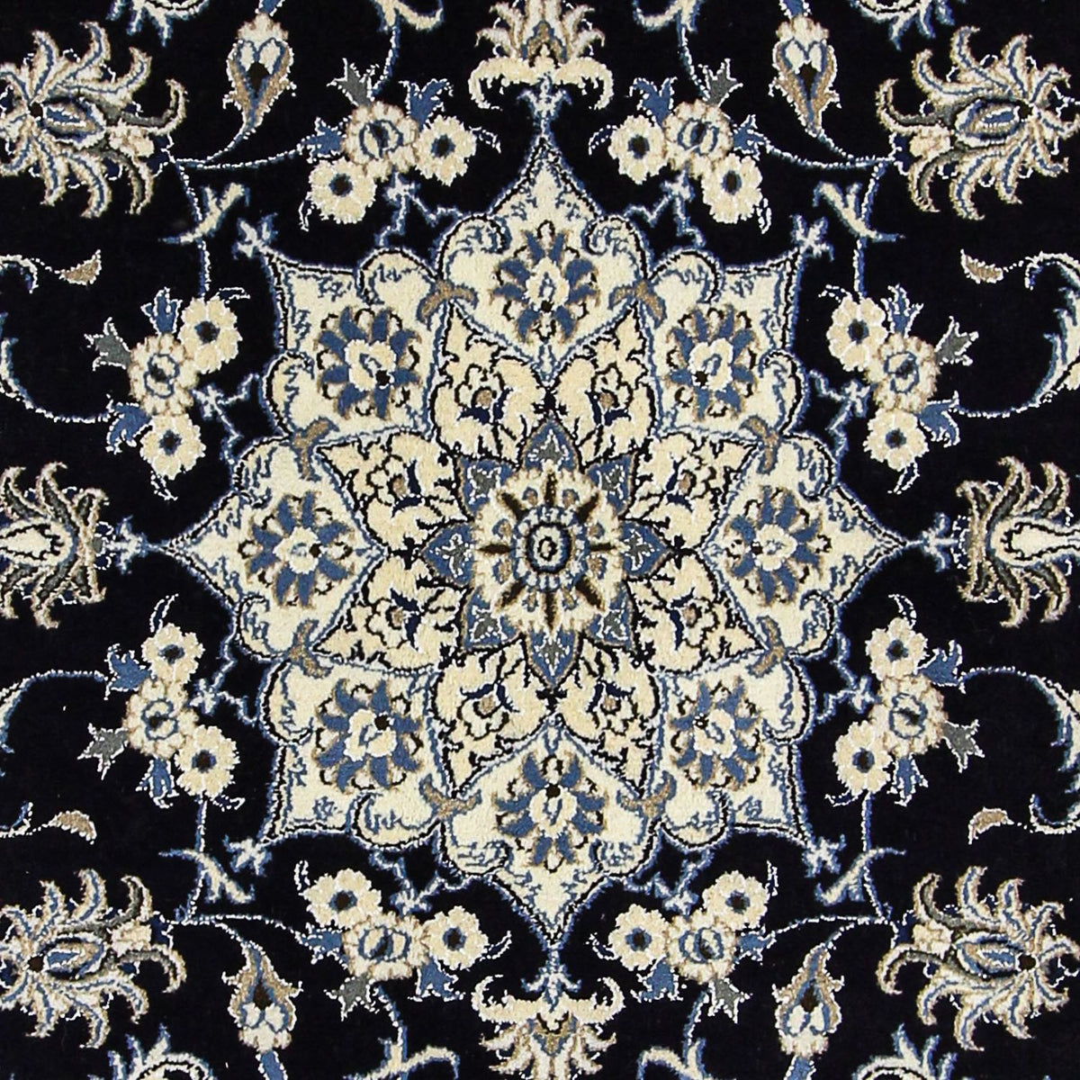 Tappeto Persero - Nain - 235 x 165 cm - blu scuro